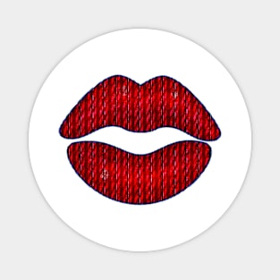 Red Lips Magnet